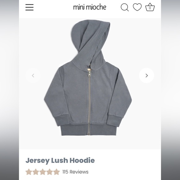 Jersey Lush Hoodie (Dusk colour) - Picture 2 of 5